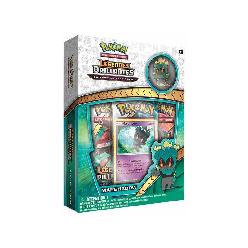Collection avec pin’s Légendes Brillantes – Marshadow