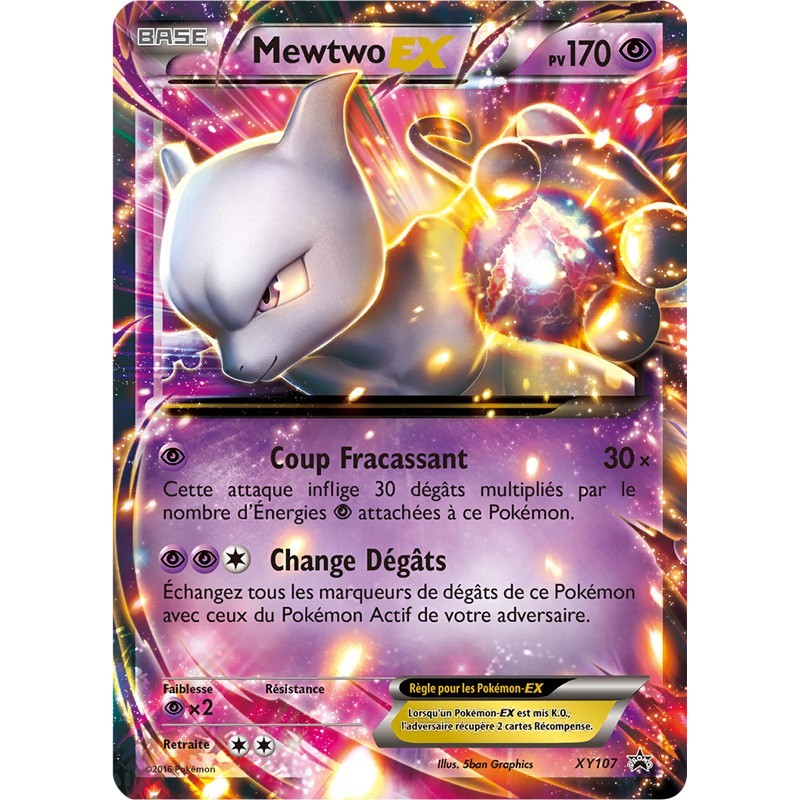 Carte promo Mewtwo EX