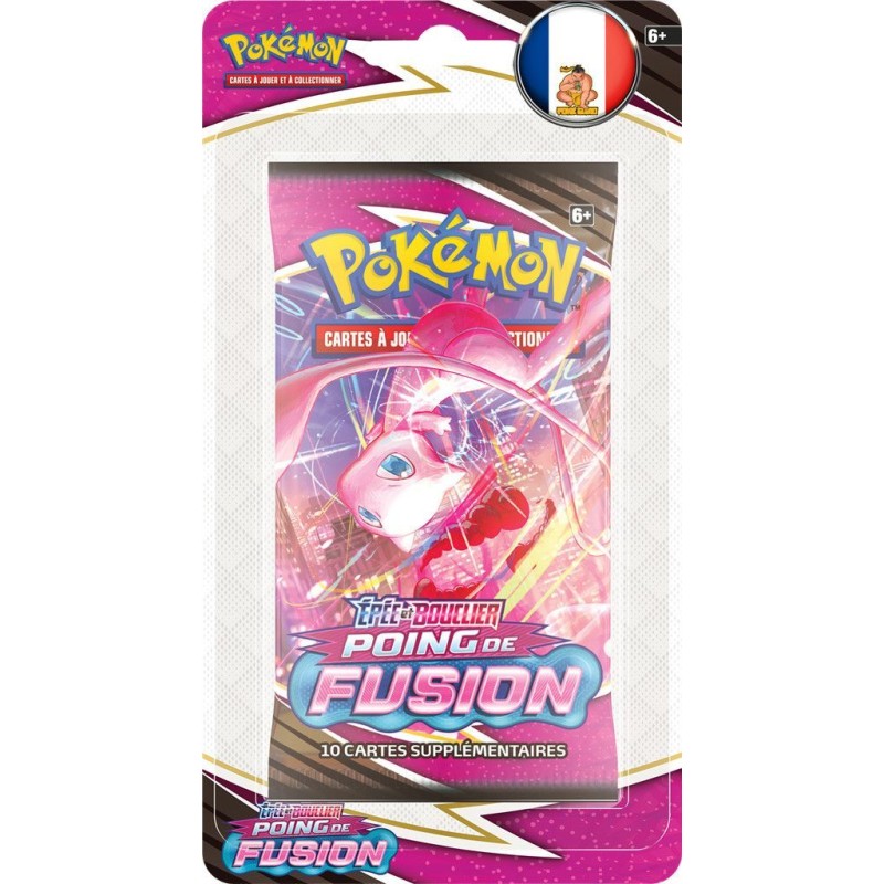 booster blister poing de fusion mew booster blister poing de fusion mew