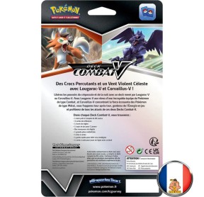 Pokemon Deck de Combat-V – Lougaroc Corvaillus-V