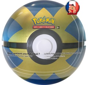 Pokeball bleu Pokemon 3 boosters - été 2022