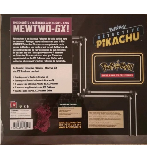 Dossier Détective Pikachu Mewtwo-GX