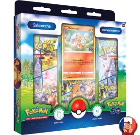Collection avec pin’s Pokémon GO Salamèche