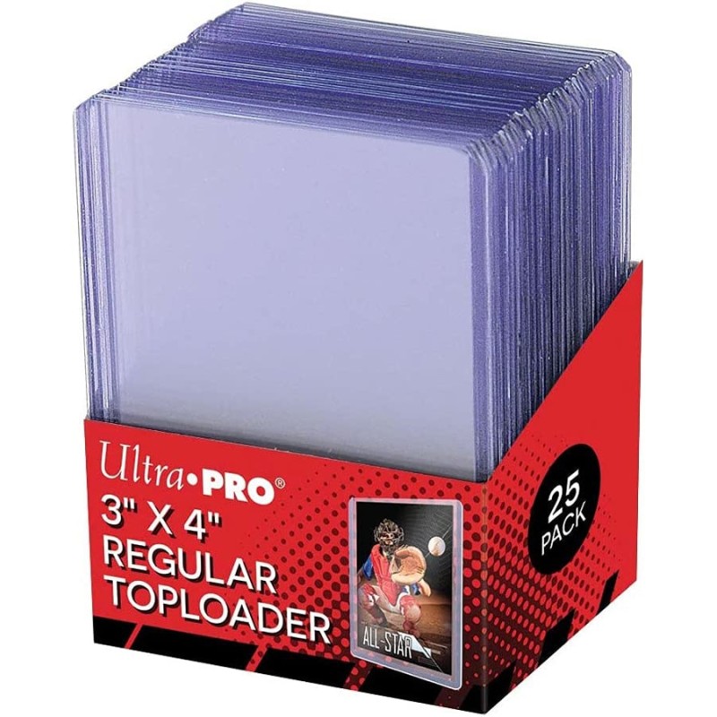 Toploader Transparent Regular Ultra PRO - 25 Protèges Cartes