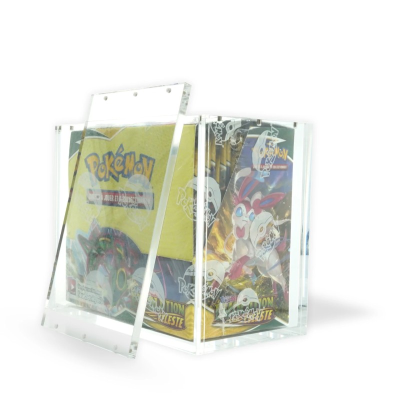 Protection acrylique premium pour Display cartes Pokémon