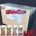 36 boosters Blister Ecarlate et Violet - Carton scellé EV01