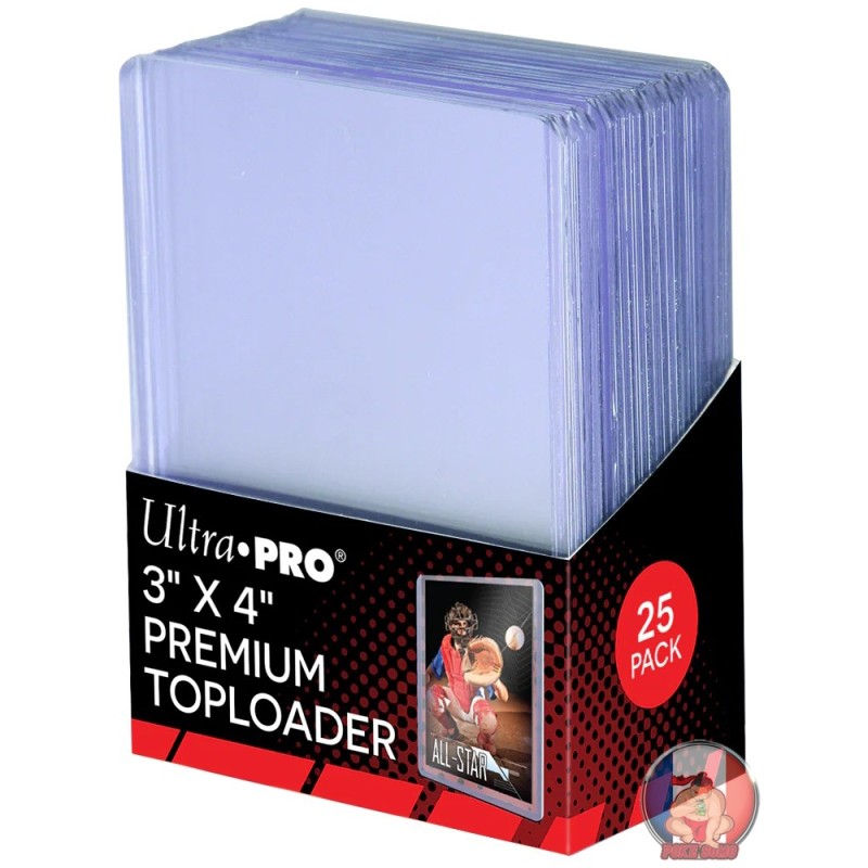 Toploader Premium Super Clear ULTRA PRO - 25 Protèges Cartes