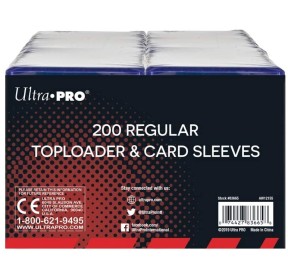 200 Toploader Transparent Regular Ultra PRO