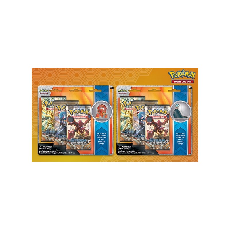Collector’s Pin 3-Pack Blister (Volcanion and Shiny Mega Gardevoir)