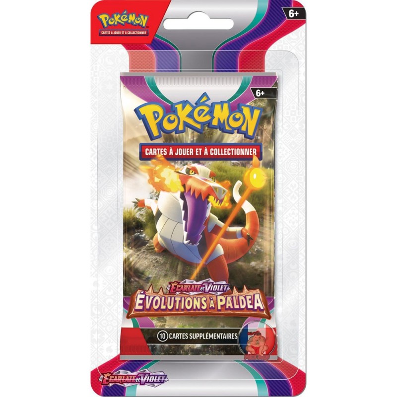 Booster Évolutions à Paldea | Blister Pokémon Écarlate et Violet EV02