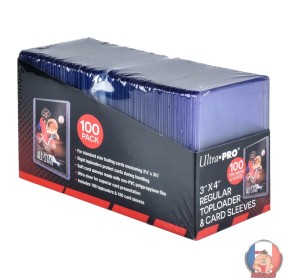 Pack 100 Toploader Transparent Regular Ultra PRO - Protège-Cartes