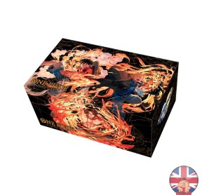 Boîte de rangement avec tapis - Ace/Sabo/Luffy | One Piece Card Game