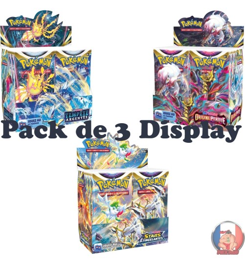 Méga Pack Display Série Épée et Bouclier - Pack de 3 displays