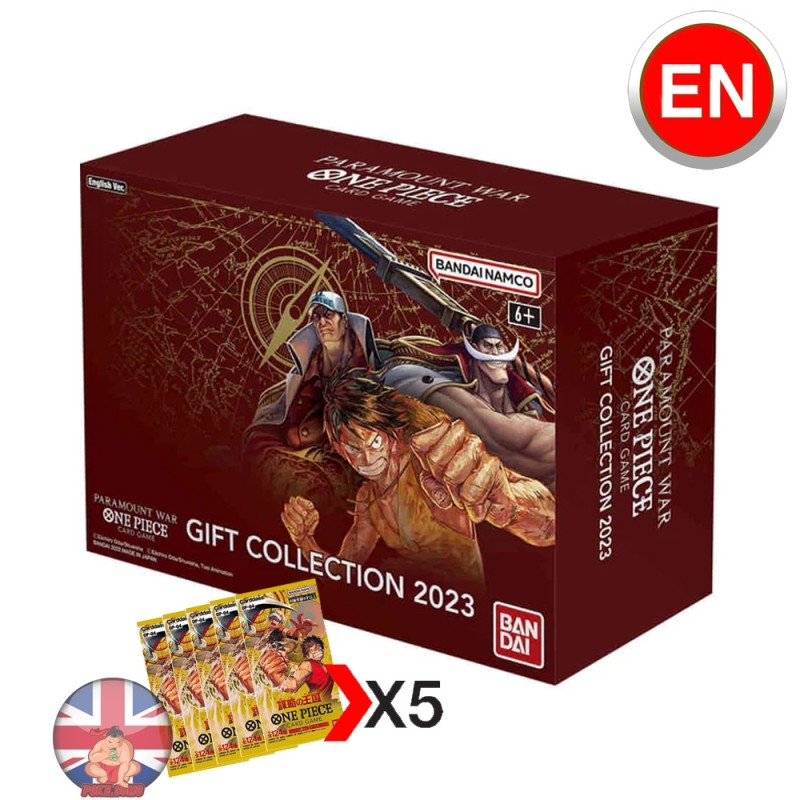 One Piece Card Game Gift Box 2023 | 5 Boosters Kingdoms of Intrigue