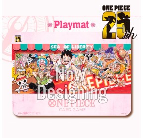 Coffret 25eme Anniversaire One Piece Card Game | Tapis de jeu playmat