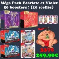 Méga Pack Ecarlate et Violet - 50 boosters EV01