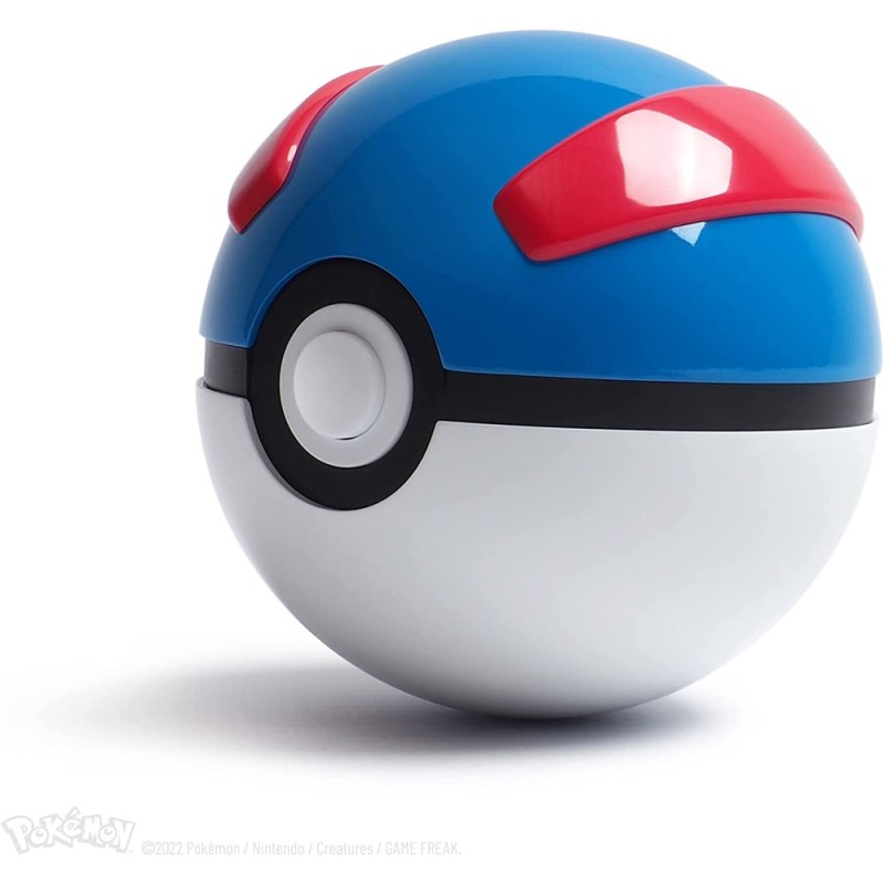 Réplique de Collection Super Ball Bleu - Un Rêve de Dresseur Pokémon