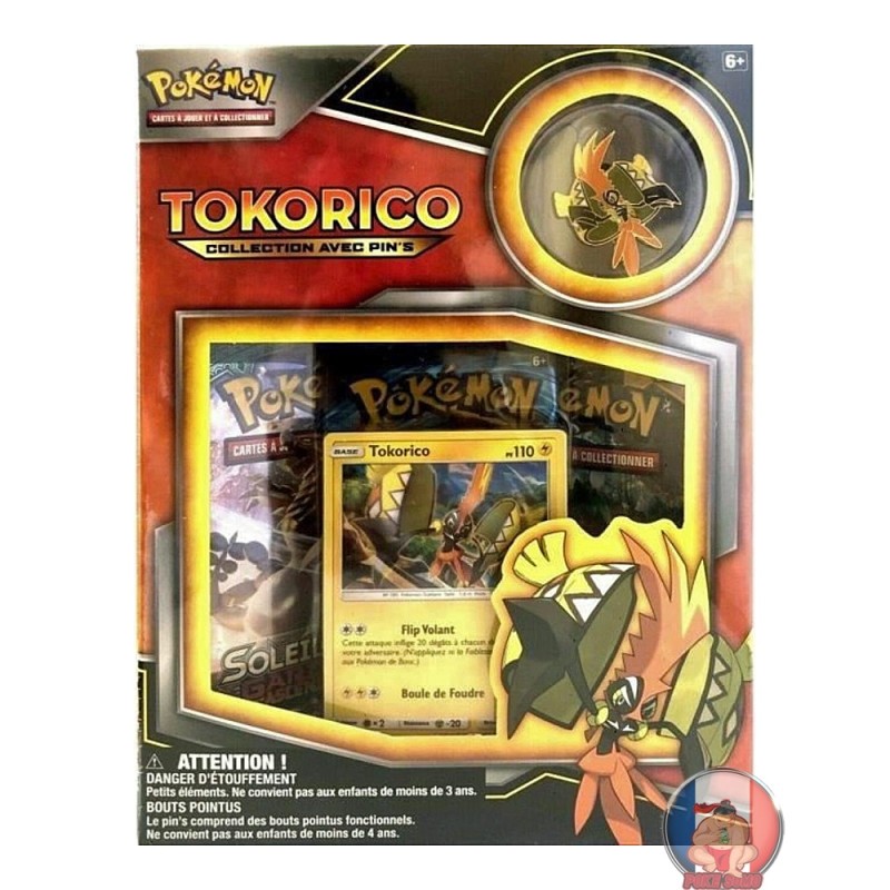 Coffret Pokemon Exclusive : Collection Tokorico avec Pin's