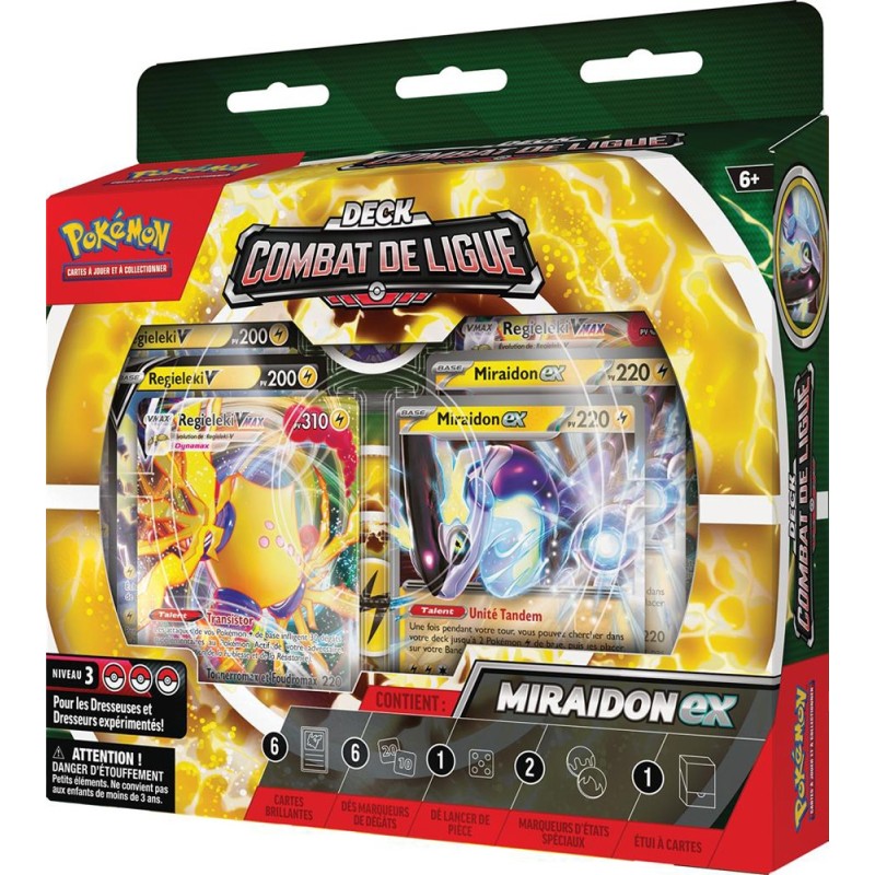 Deck Combat de ligue Miraidon JCC Pokémon