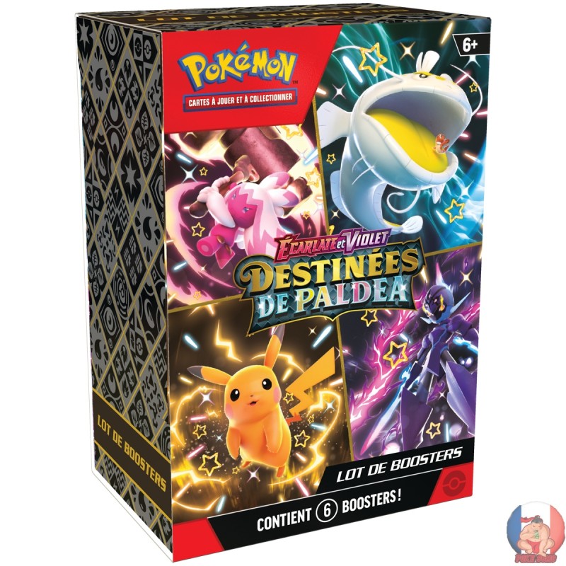 Bundle 6 Boosters Pokémon EV4.5 - Les Shiny de Destinées de Paldea.