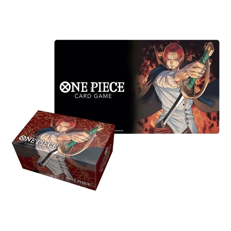 Tapis de jeu et Boîte de rangement - Shanks - One Piece Card Game