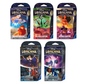 Pack Exclusif 5 Decks Disney Lorcana - Chapitre 1 & 2