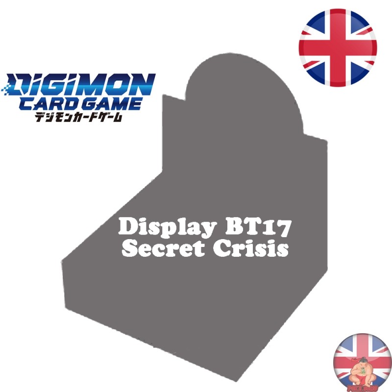 Display Secret Crisis (BT17) - 24 boosters Digimon EN