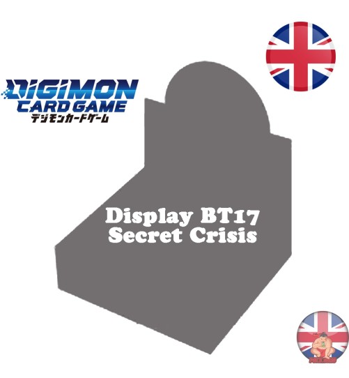 Display Secret Crisis BT17 du Digimon Card Game EN | PokeSumo