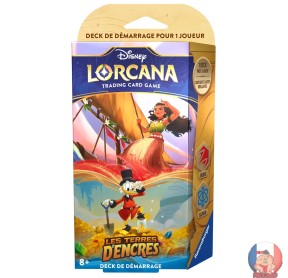 Deck de démarrage Les Terres d'encres - Disney Lorcana Vaiana et Picsou
