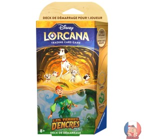 Deck de démarrage Les Terres d'encres - Disney Lorcana Pongo et Peter Pan