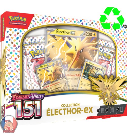 Pack Electhor 151 + 1 Valisette + 5 Mini Tin + 2 Pokebox