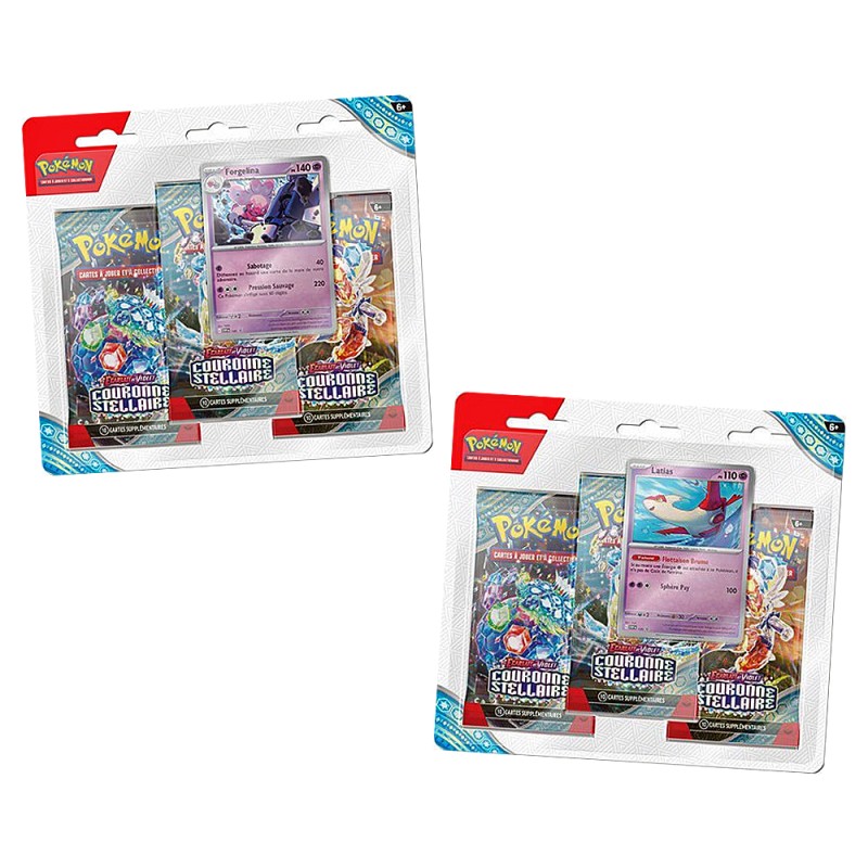 Tripack Couronne Stellaire (EV07) - Latias & Forgelina