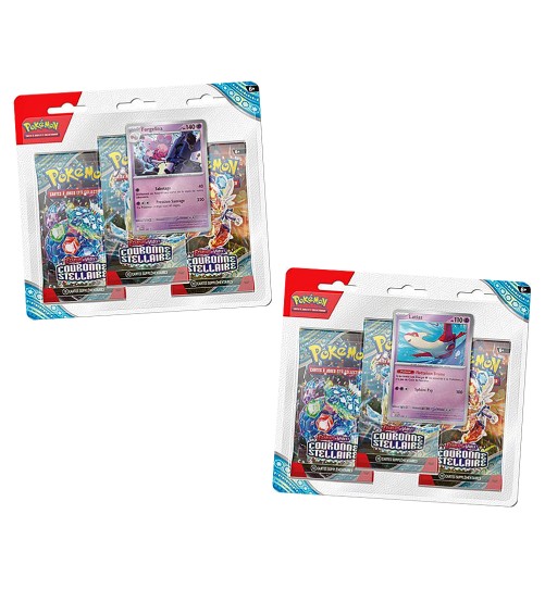 Tripack Couronne Stellaire (EV07) - Latias & Forgelina