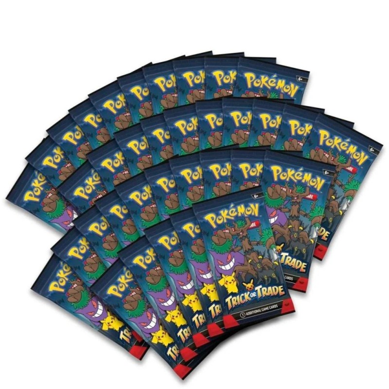 Horror Sealed Non-Sport Trading Card Packs Pokmon Trick Or Trade 2024 Halloween Booster Display - 35 Packs, English, Sealed, Scarlet & Violet Pokemon Cards Booster Packs Horror Sealed Non-Sport Trading Card Packs Pokmon Trick Or Trade 2024 Halloween Booster Display - 35 Packs, English, Sealed, Scarlet & Violet Pokemon Cards Booster Packs