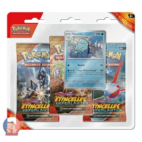 Tripack Pokémon EV08 : Étincelles Déferlante - Electhor & Maraiste