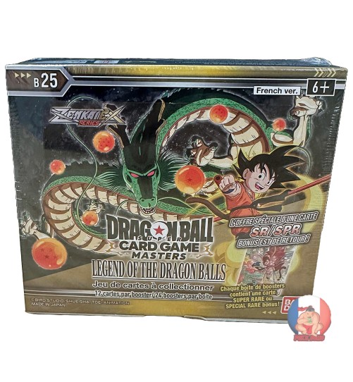 Display Legend of the Dragon Balls - B25 Zenkai Series 8