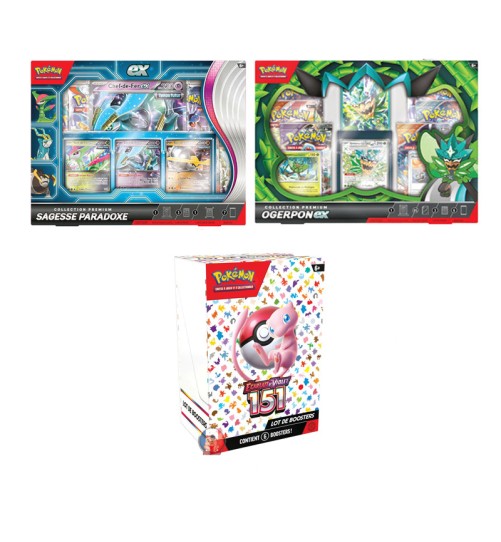 Pack Open - 1 bundle 151 + 2 Coffrets Pokémon