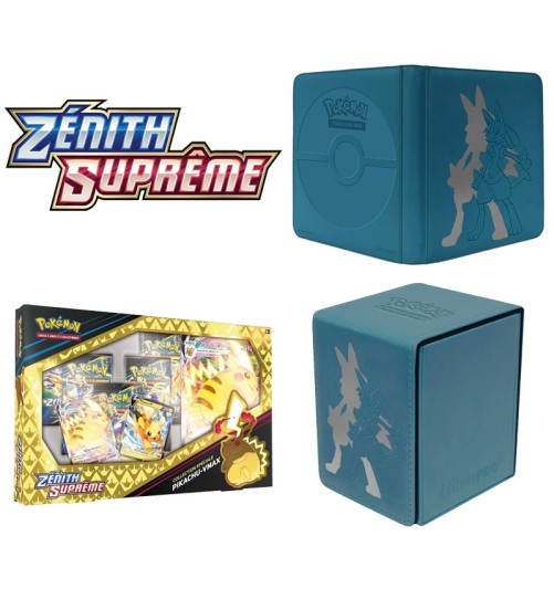 Pack Lucario : 1 Coffret Zenith + 2 rangements Pokemon