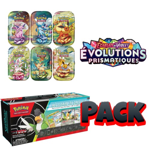 Pack Mini Tin 8.5 : 4 Tins 8.5 + 1 Nécessaire du Dresseur 2024