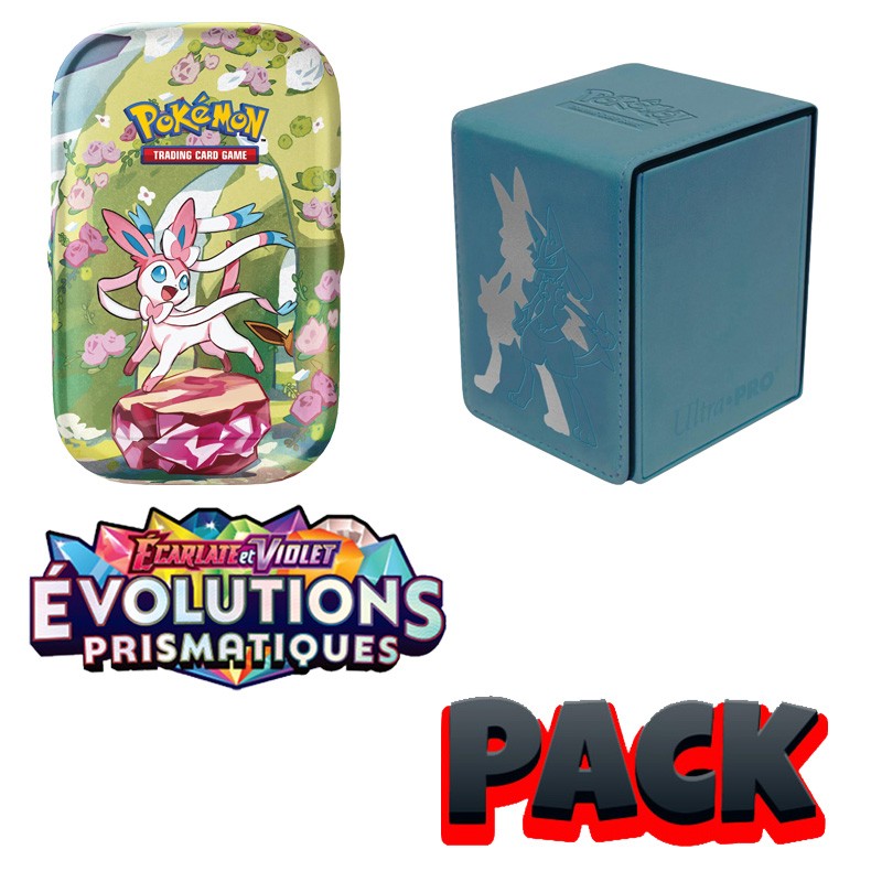 Offre Mini boîte 8.5 : 1 Tins 8.5 + Boîte Premium Lucario Elite