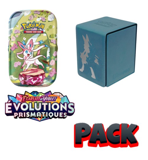 Offre Mini boîte 8.5 : 1 Tins 8.5 + Boîte Premium Lucario Elite