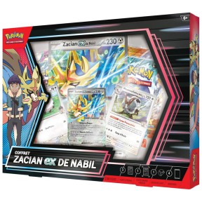 Coffret Zacian-ex de Nabil cartes pokemon