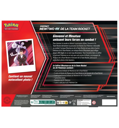 Coffret Mewtwo-ex de la Team Rocket
