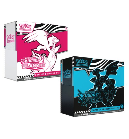 Coffret Dresseur d’élite - Foudre Noire & Flamme Blanche