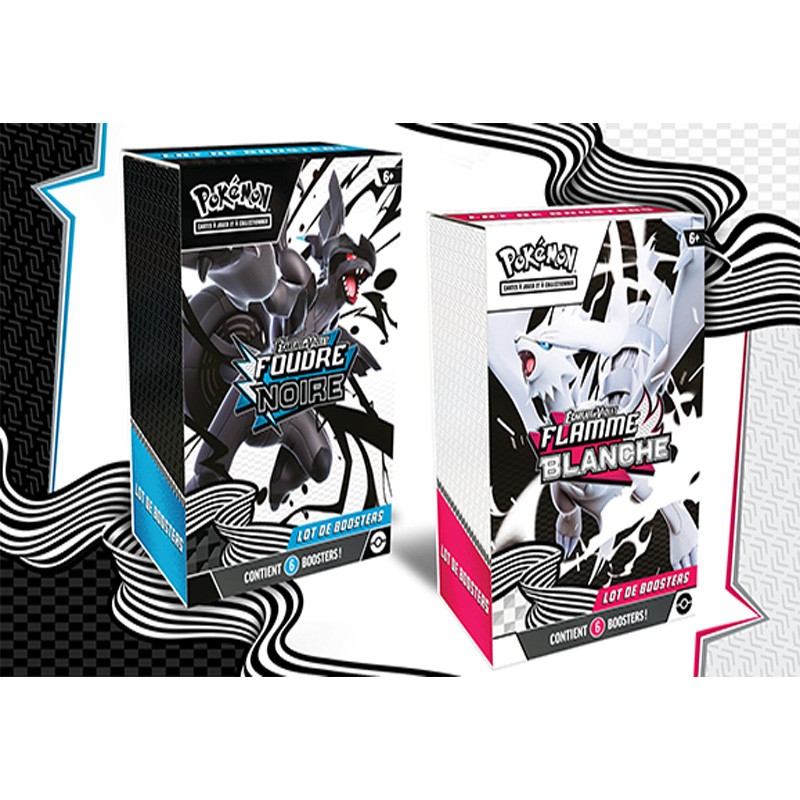 Bundle Lot de Boosters – Foudre Noire / Flamme Blanche Bundle Lot de Boosters – Foudre Noire / Flamme Blanche