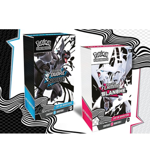 Bundle Lot de Boosters – Foudre Noire / Flamme Blanche