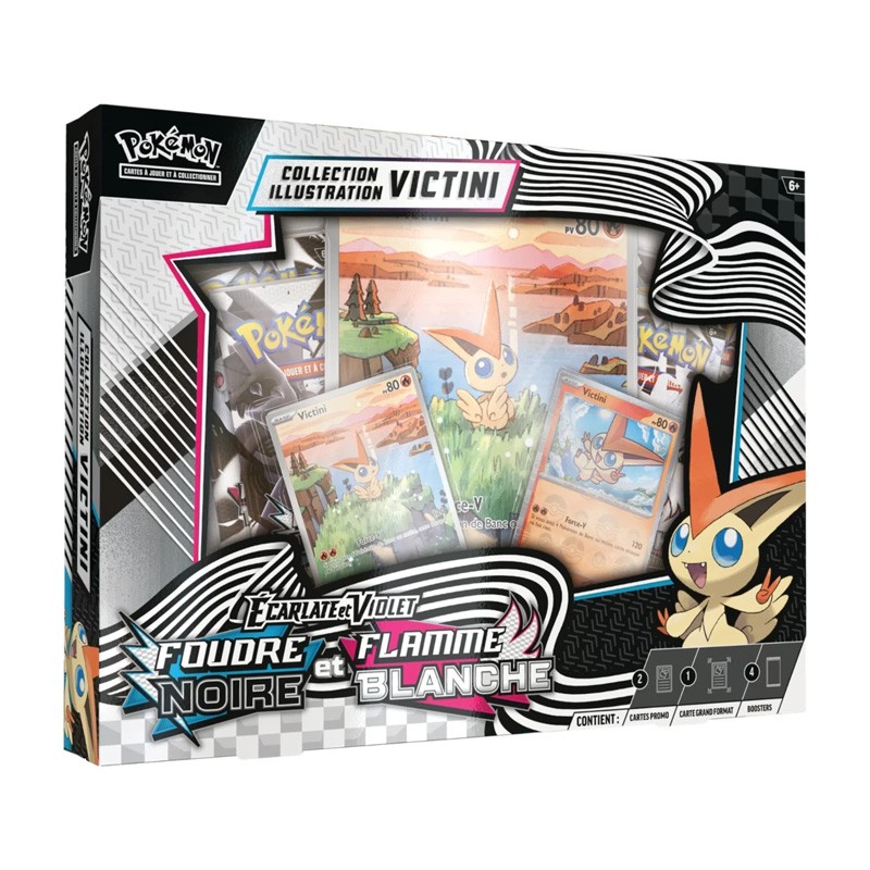Mini Tin Pokémon - Édition Foudre Noir & Flamme Blanche - EV 10.5 - Boîte Métallique Collector - Neuf