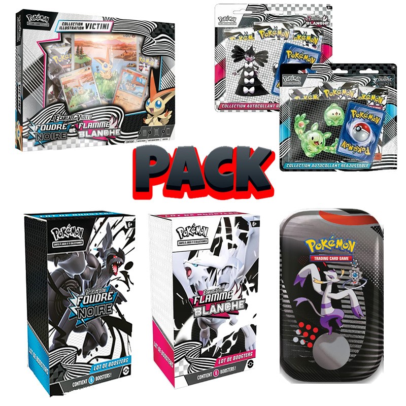 Pack Collector EV10.5 – 6 produits Foudre Noire & Flamme Blanche