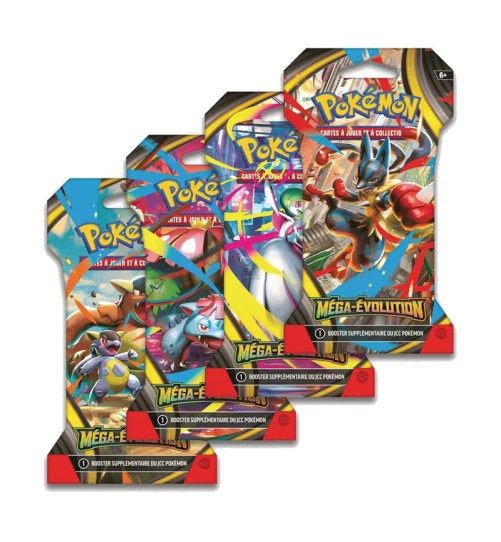 Boosters sous blisters EV11 – Méga Evolution