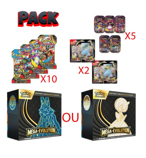 Pack Ouverture Méga Evolution - 35 boosters ME01